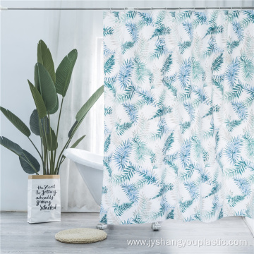 eco-friendly heavy duty printed peva shower curtain